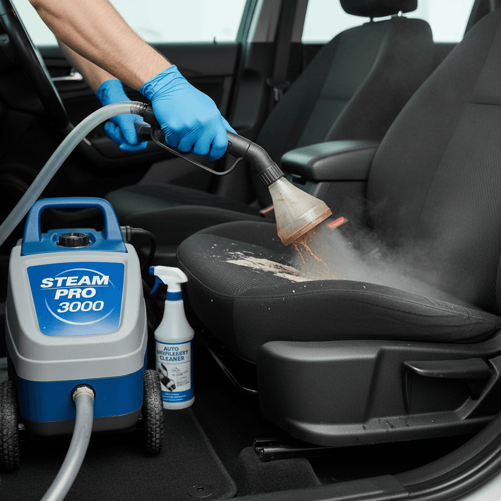 Seat and carpet deep clean