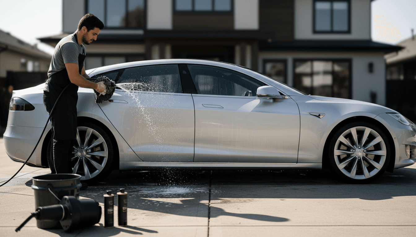 Velocity Detail Co. mobile detailing at customer home